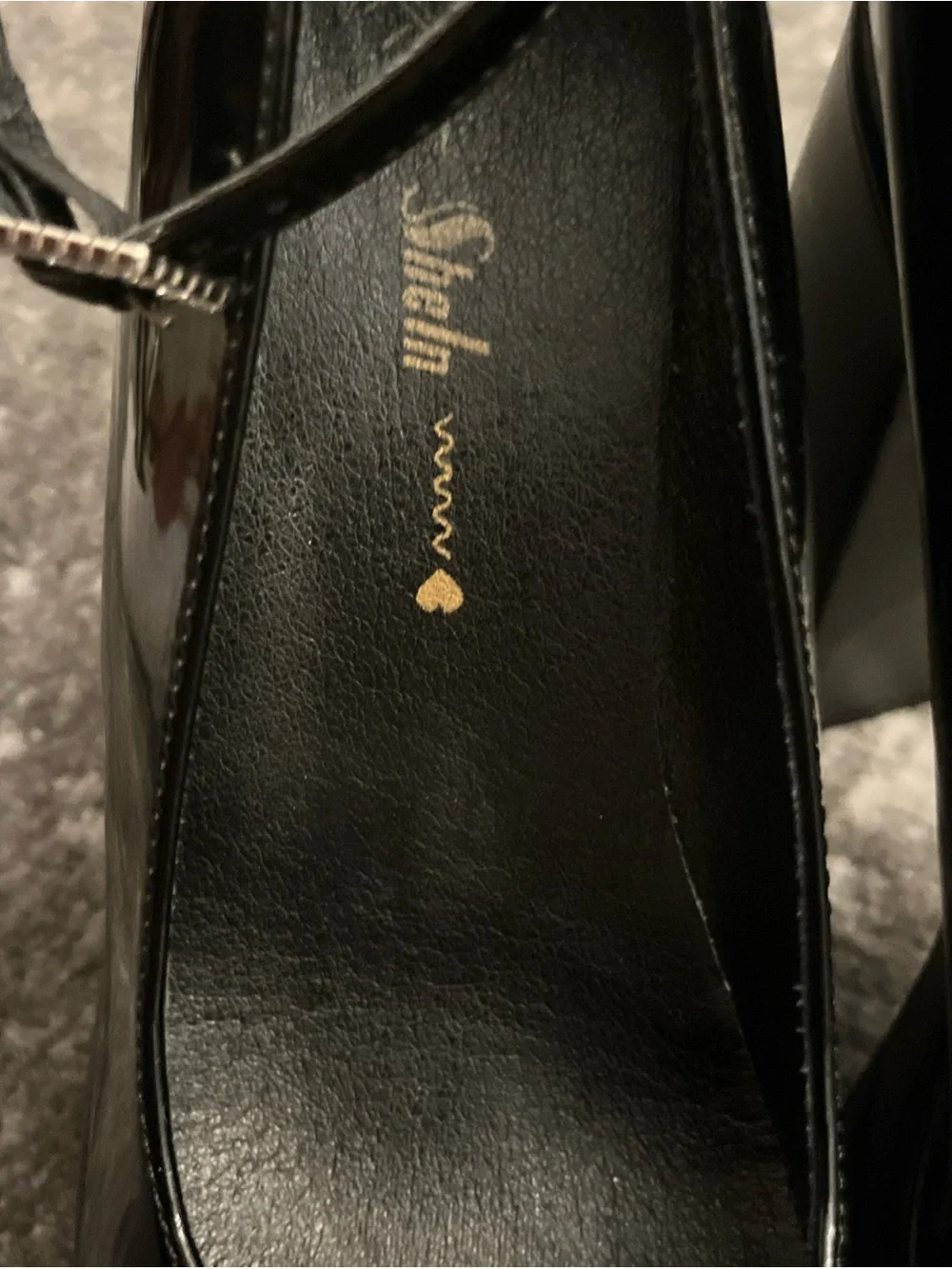 Platform Mary Jane Heels in Black